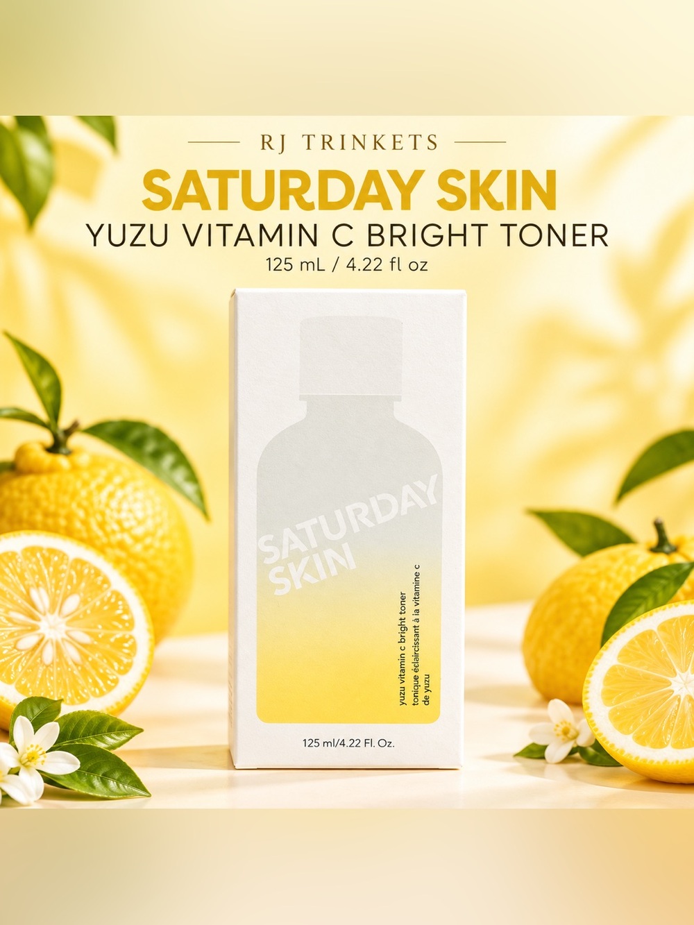 Saturday Skin Yuzu Vitamin C Bright Toner - Yellow